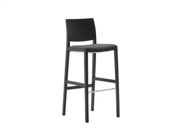 DUOS BQ2758 - High barstool with integrated cushion by Andreu World - view 2
